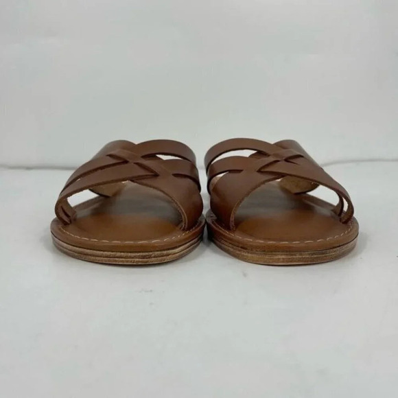 Bella Vita Women's Kin-Italy Italian Slip-On Flat Sandals in Whiskey‎ Size 7M - Picture 9 of 14